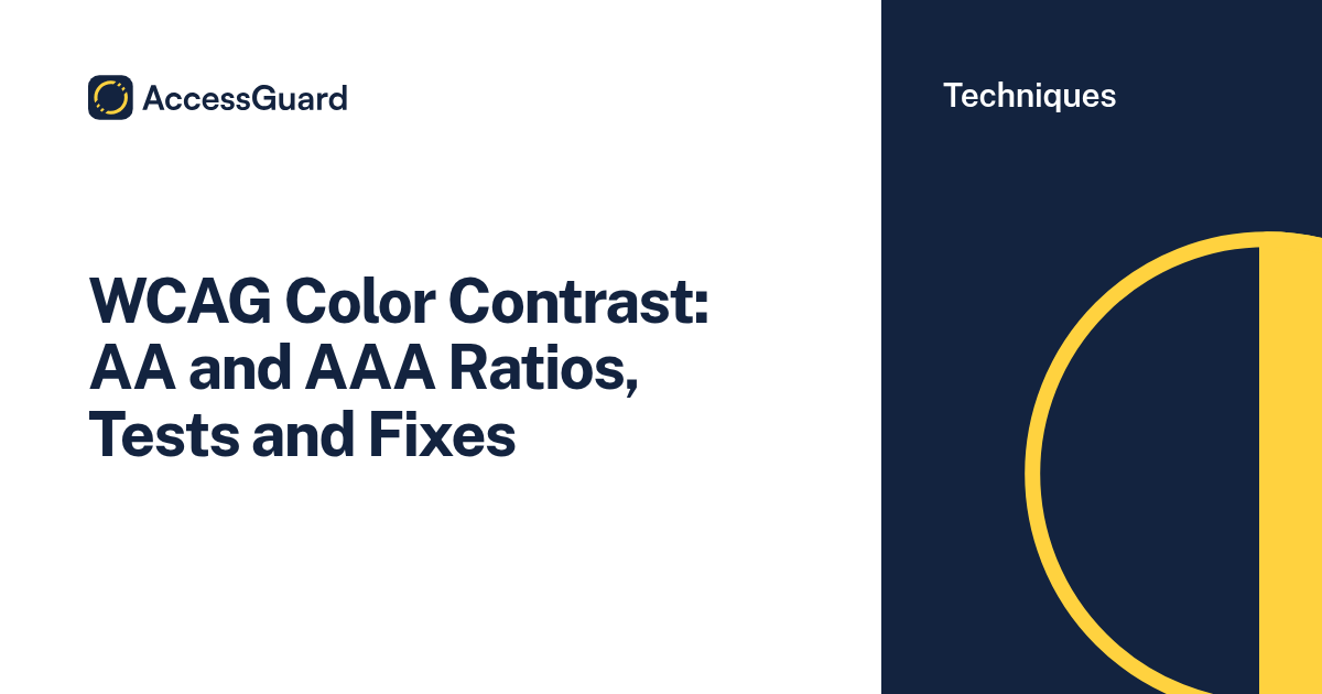 WCAG Color Contrast: Meeting AA & AAA Without Killing Design