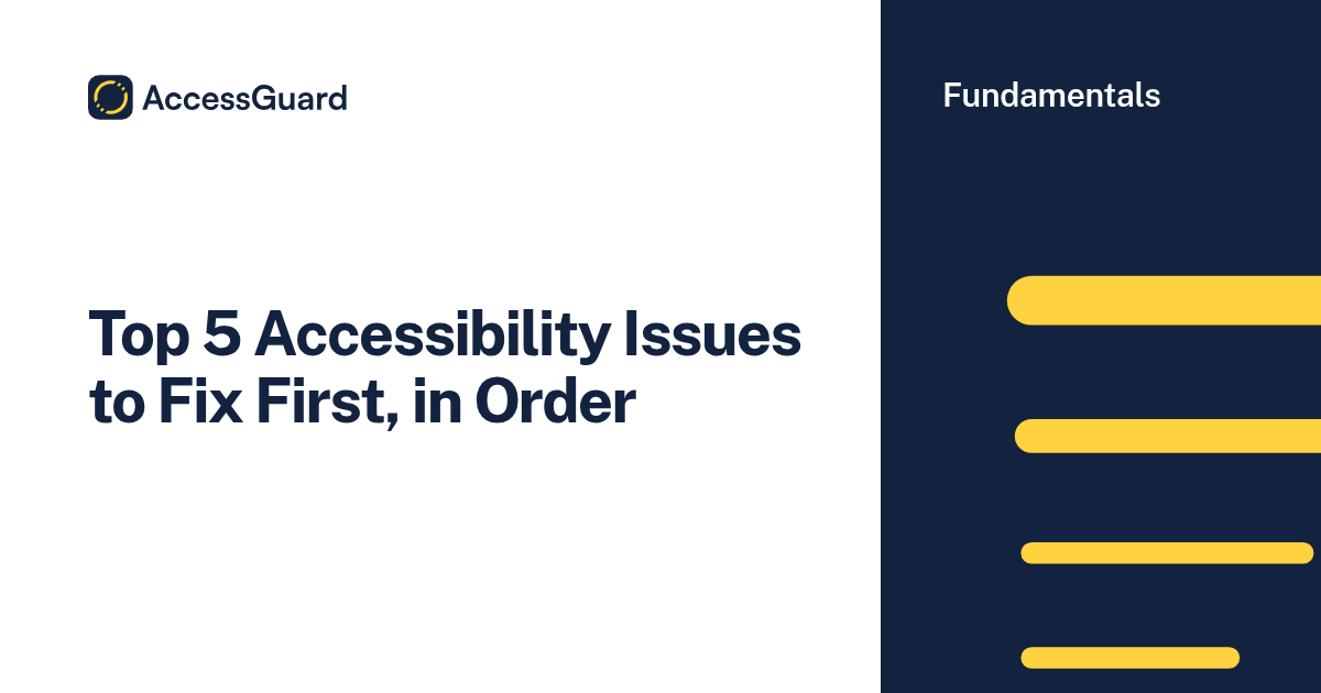 Top 5 Website Accessibility Issues (and How to Fix Them)